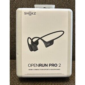 SHOKZ New Black OpenRun Pro 2-Bone Conduction Headphones Music Sealed
